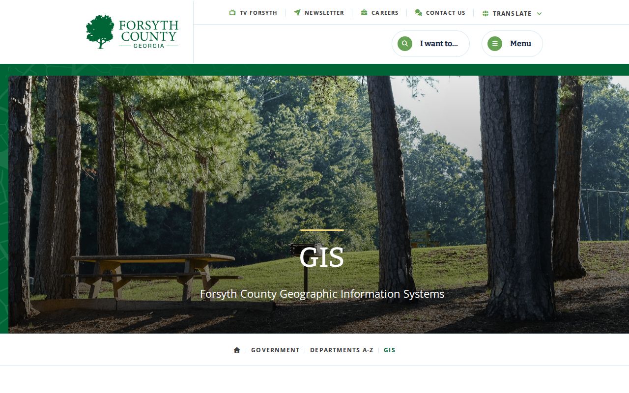 Forsyth County people search GIS and parcel tools